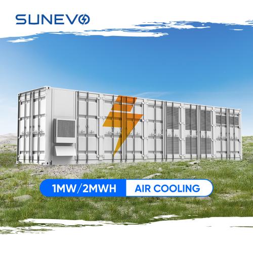 Sunevo Industrial Commercial ESS Energy Storage Container 1mw 1mwh 2mwh Storage Lithium Batteries Pack Energy Storage System Remote Monitoring