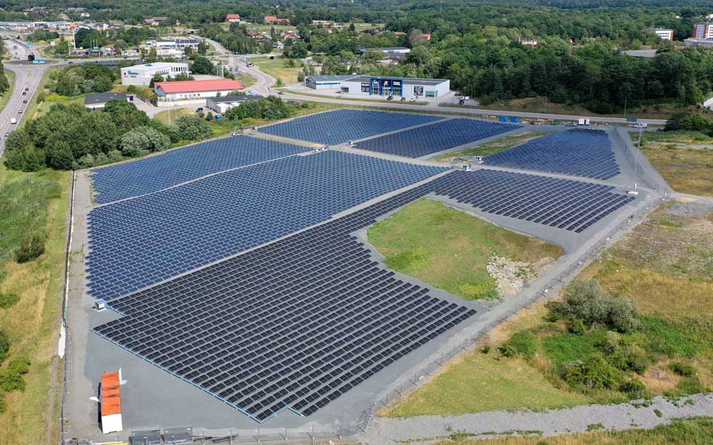 Elektrownia słoneczna o mocy 3 MW w skali użytkowej
